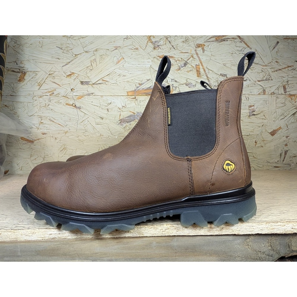 Wolverine I-90 EPX Chelsea Work Boots Brown Leather Waterproof W10791 Mens 12